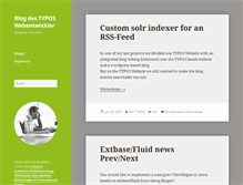 Tablet Screenshot of blog.schreibersebastian.de